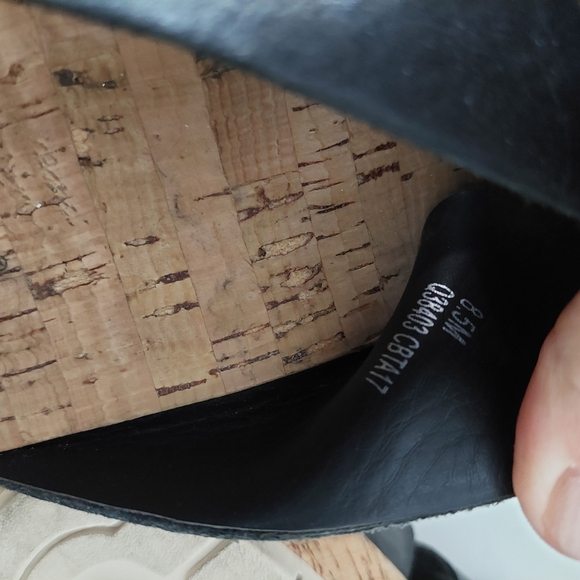 Kork-Ease Navy Criss Cross Cork Sandals Size 8.5 - Picture 5 of 6